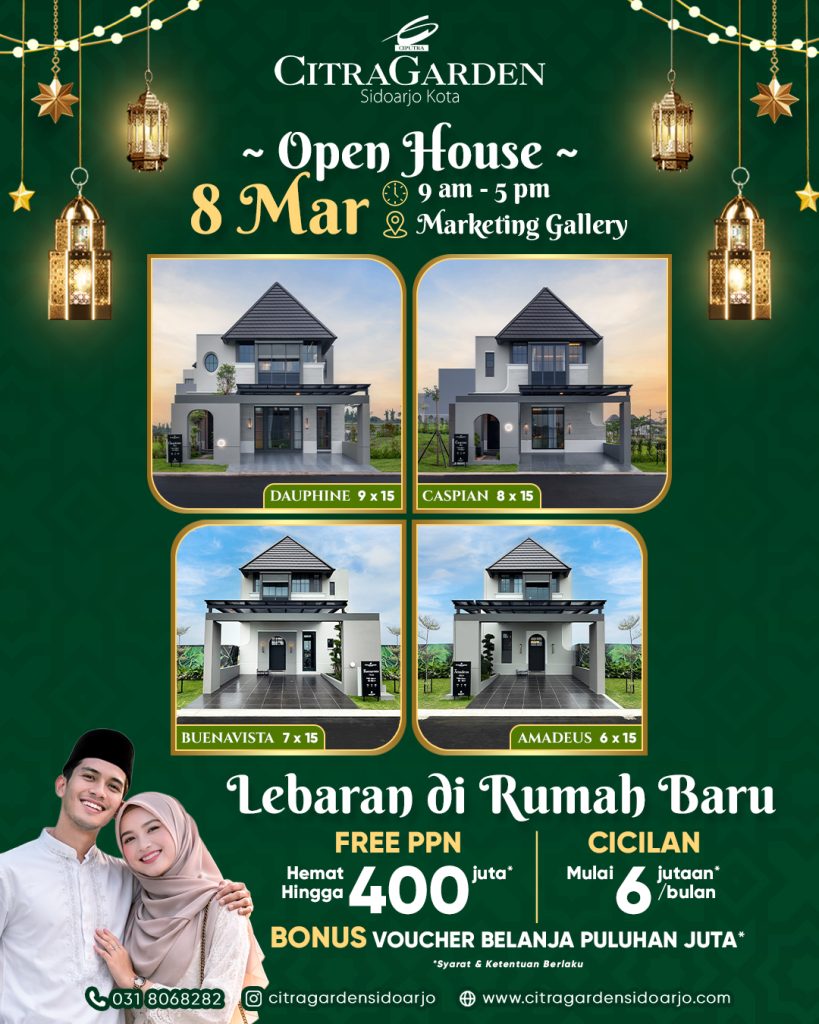 perumahan elit di sidoarjo pop up maret