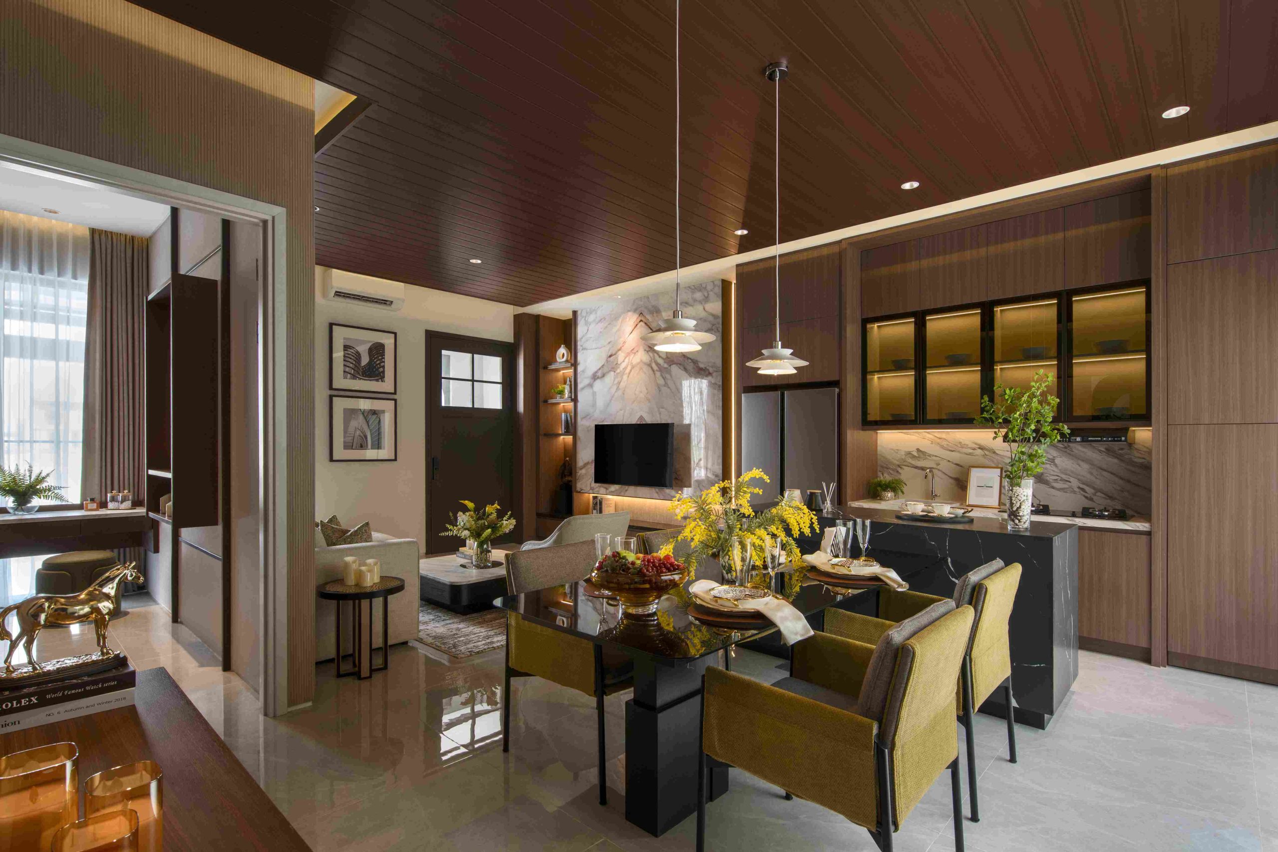 rumah contoh caspian(living room)