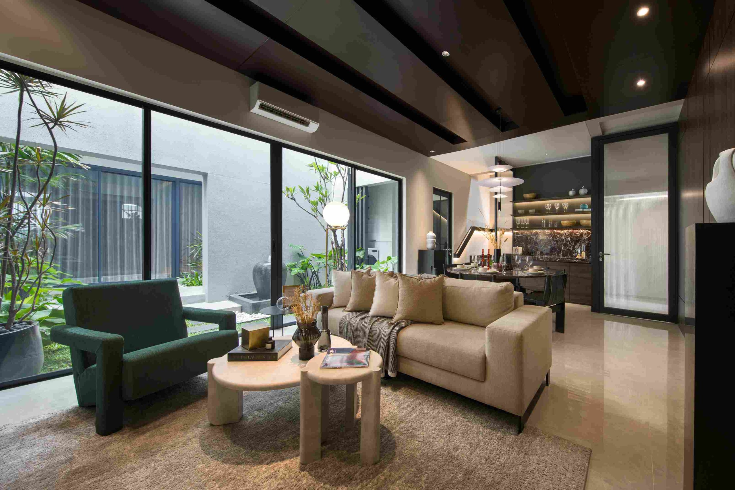 rumah contoh dauphine (living room)