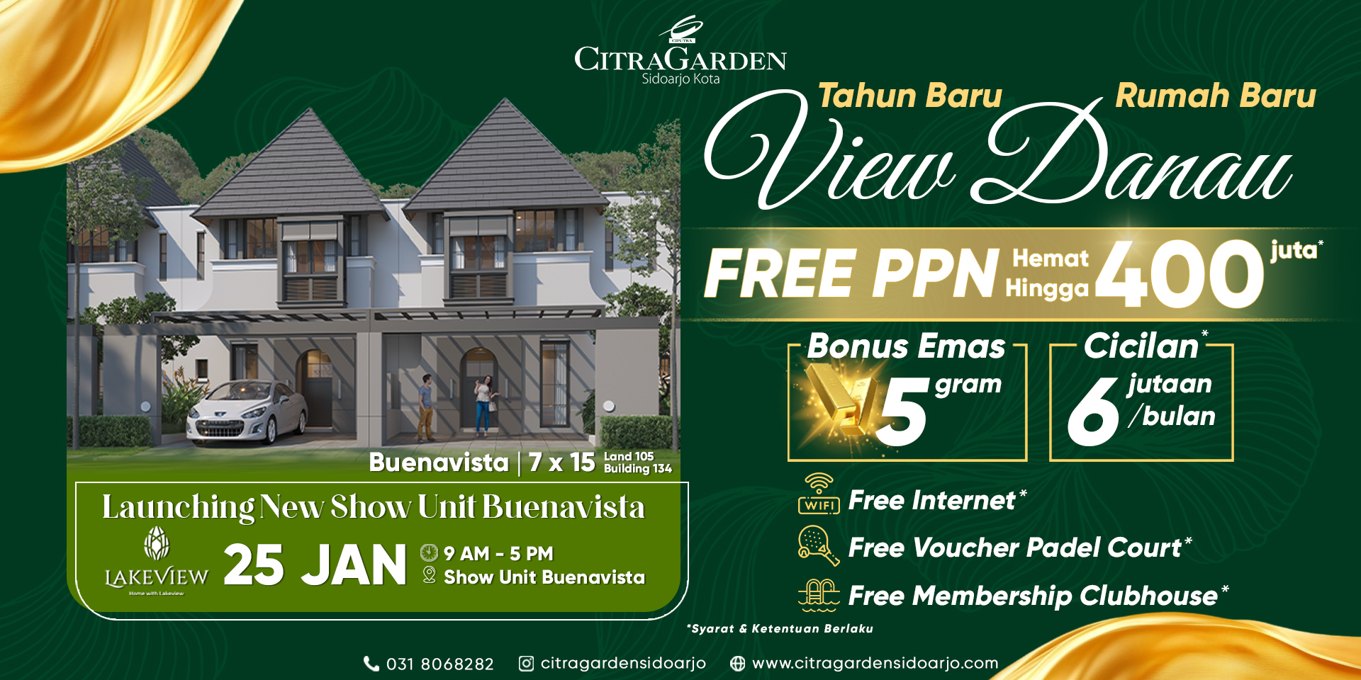 Promo Rumah di sidoarjo