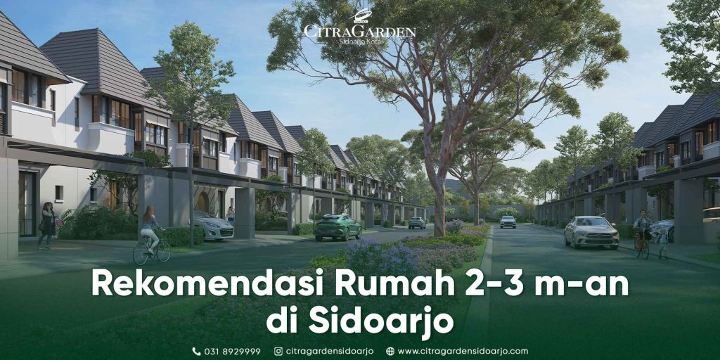rekomendasi rumah di sidorajo 2-3 m